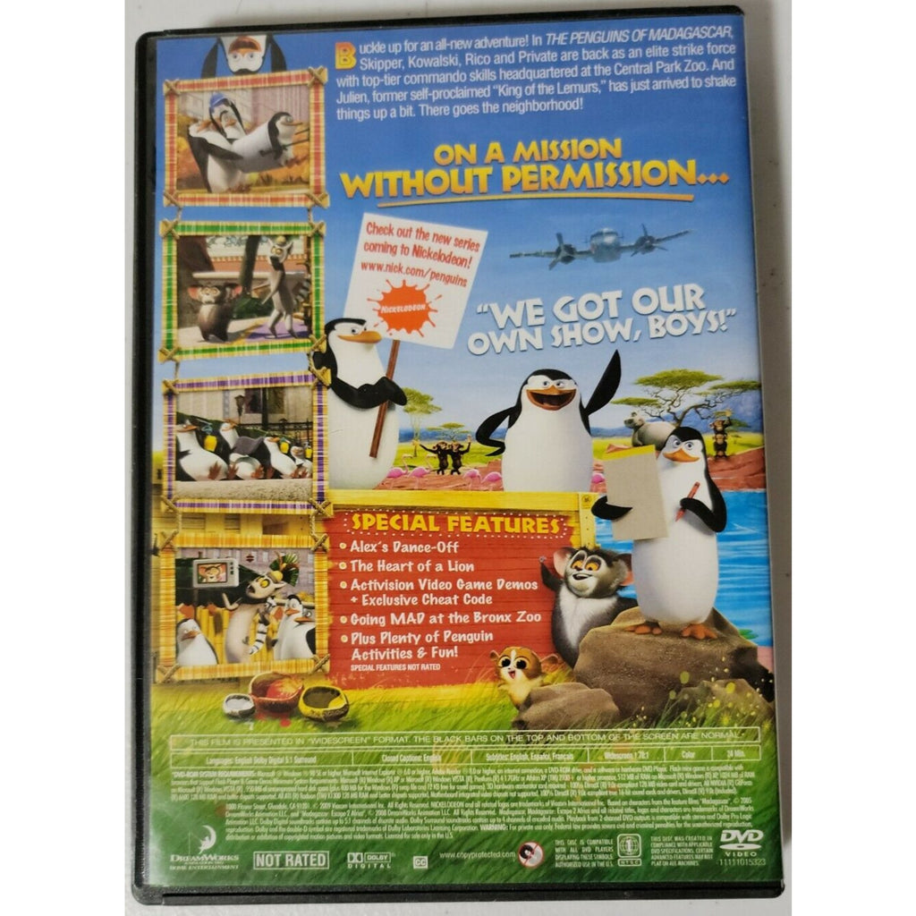 Penguins of Madagascar (DVD, 2016)
