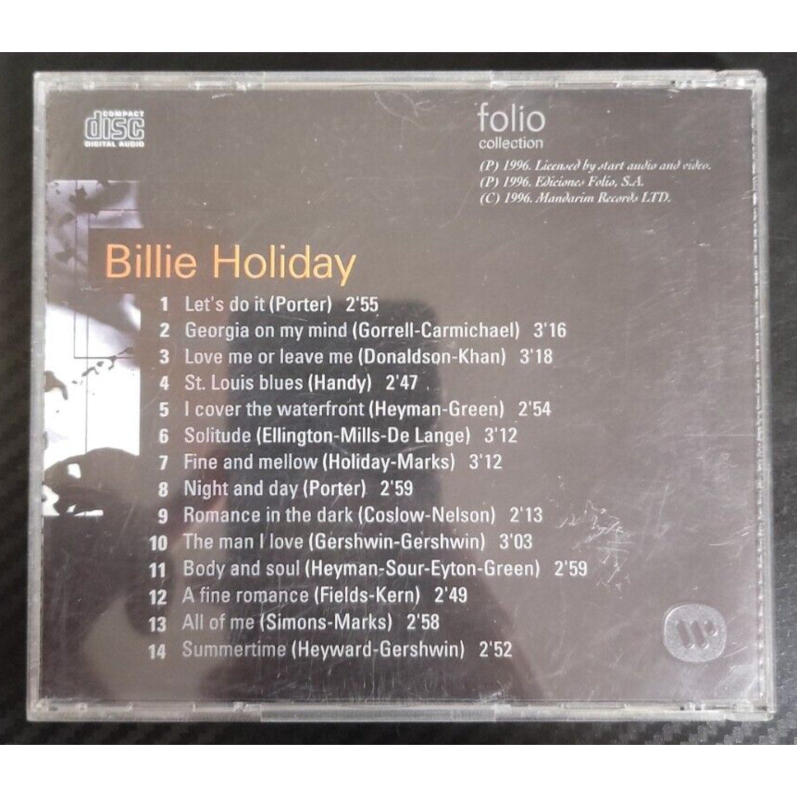 The Jazz Masters 100 Anos De Swing Folio Collection B. Holiday (CD)