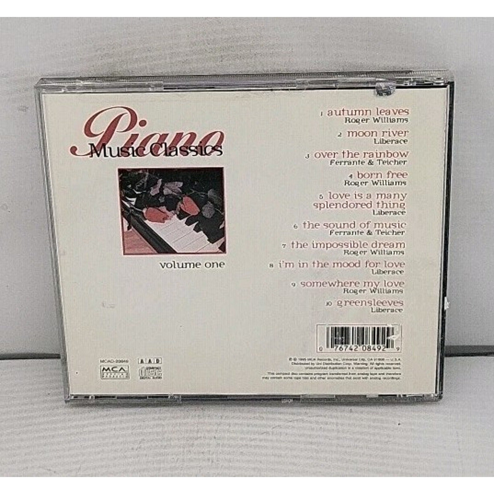 Piano Music Classics Vol. 1 by Various (CD, 1995)