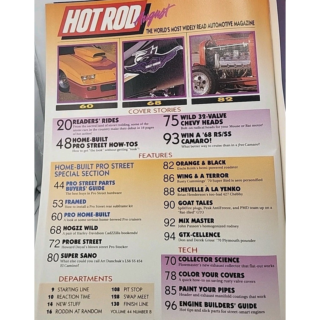 Hot Rod Magazine August 1991