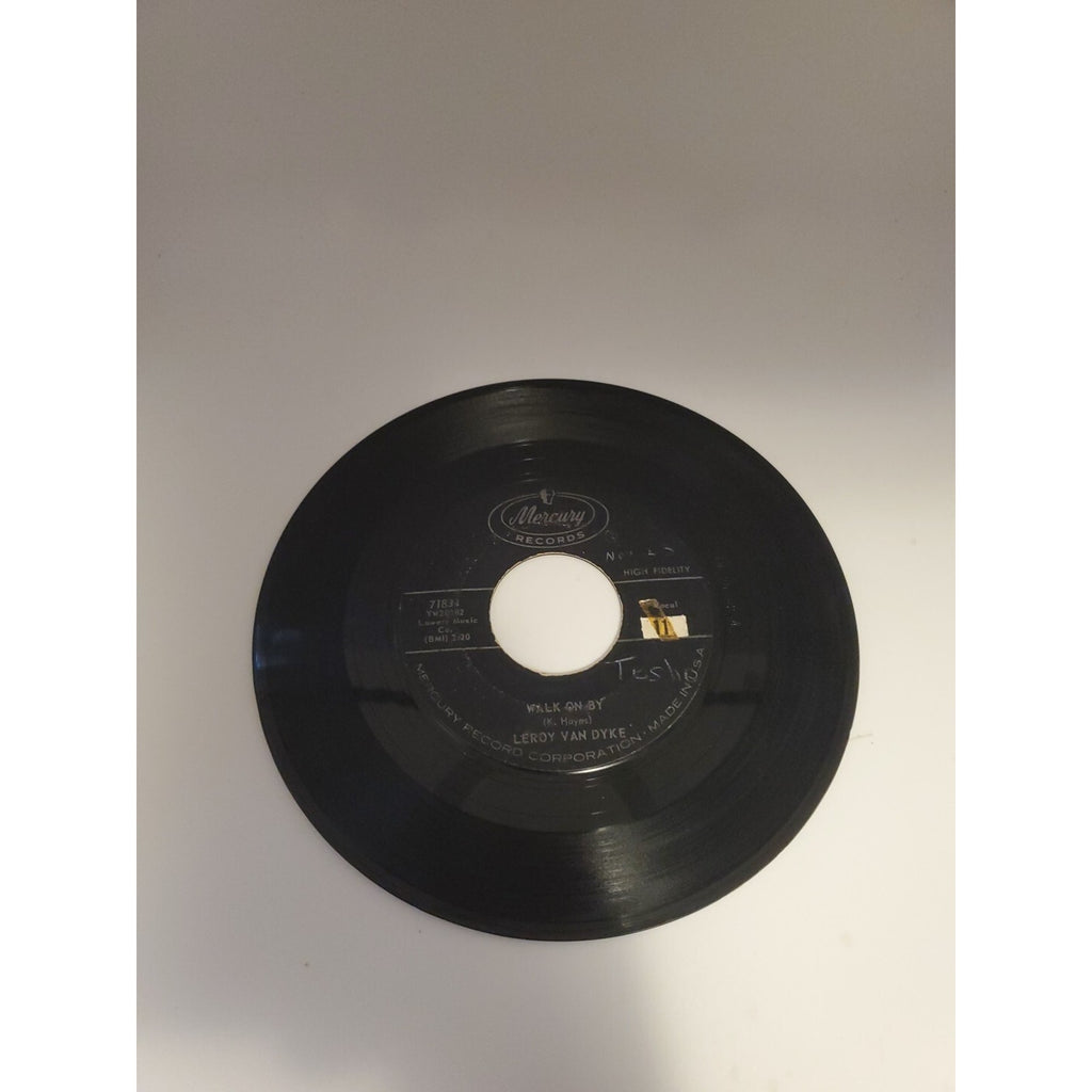 Leroy Van Dyke Walk On By/My World Is Caving In (Record)