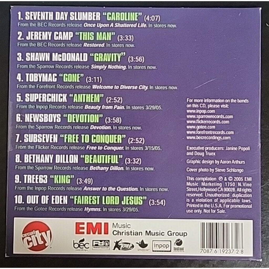 Higher Ground EMI Christian Music Group New Music Sampler CD *Brand New*