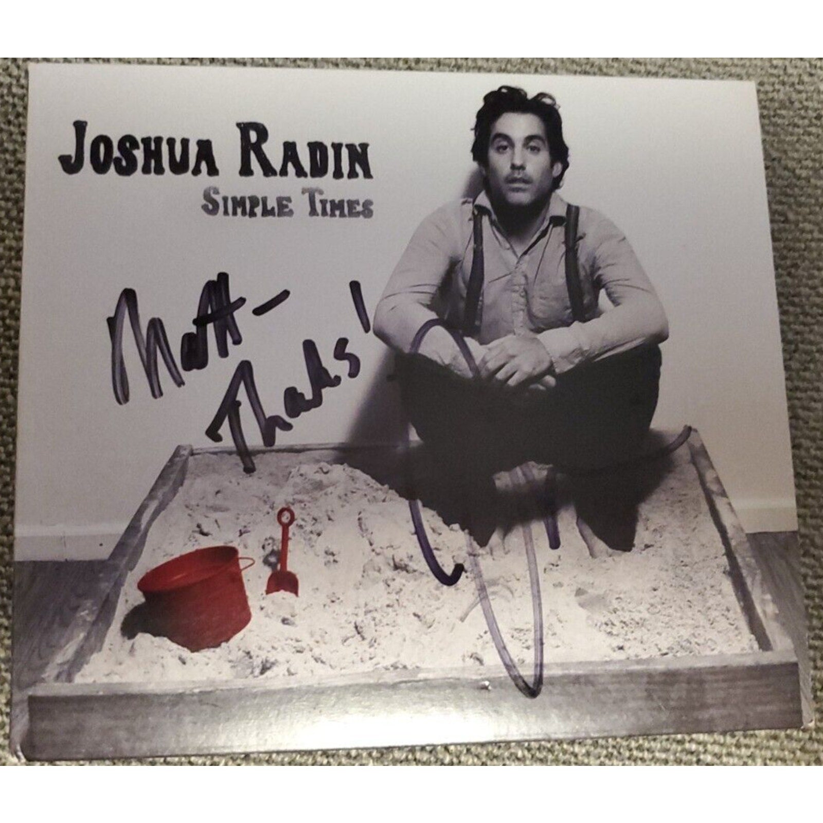 Simple Times by Joshua Radin (CD, 2008)