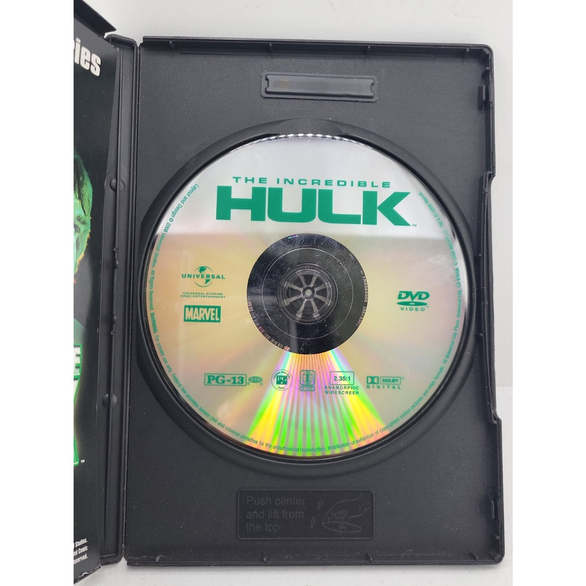 The Incredible Hulk (DVD, 2008)