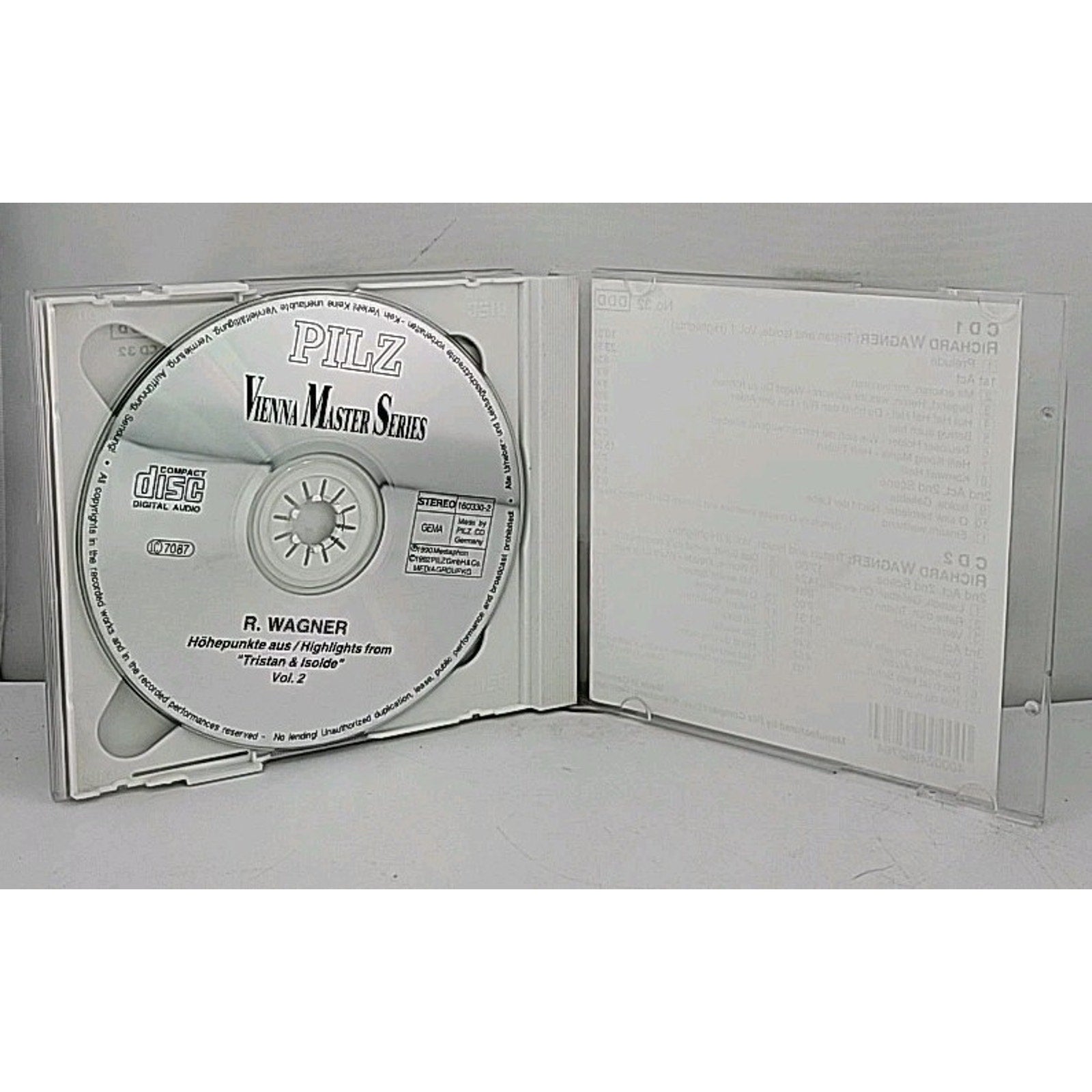Tristan & Isolde Vol. 1 & 2, by Richard Wagner, CD, 2004 from Germany