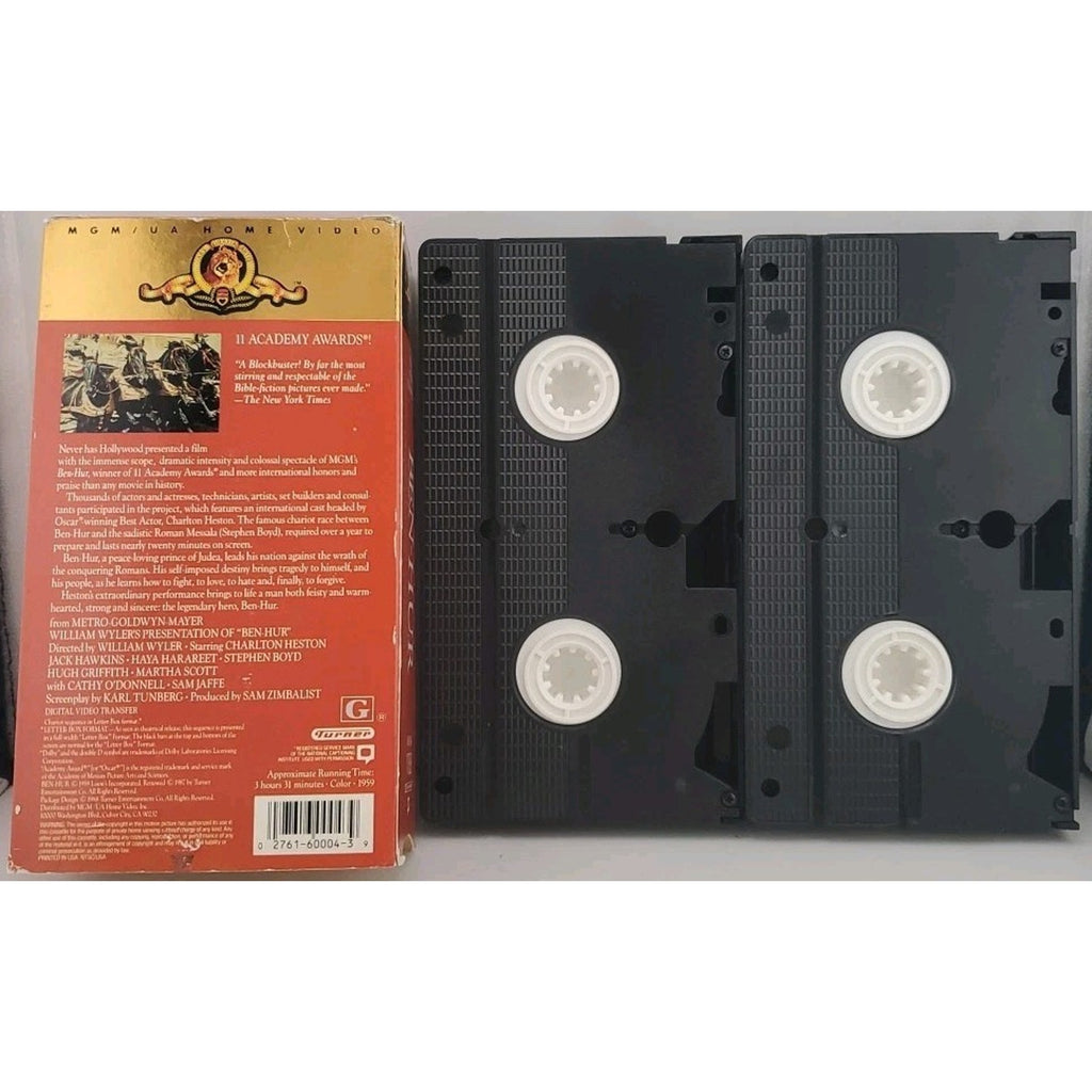 Ben-Hur (VHS, 2001, 2-Tape Set, Includes Extras)