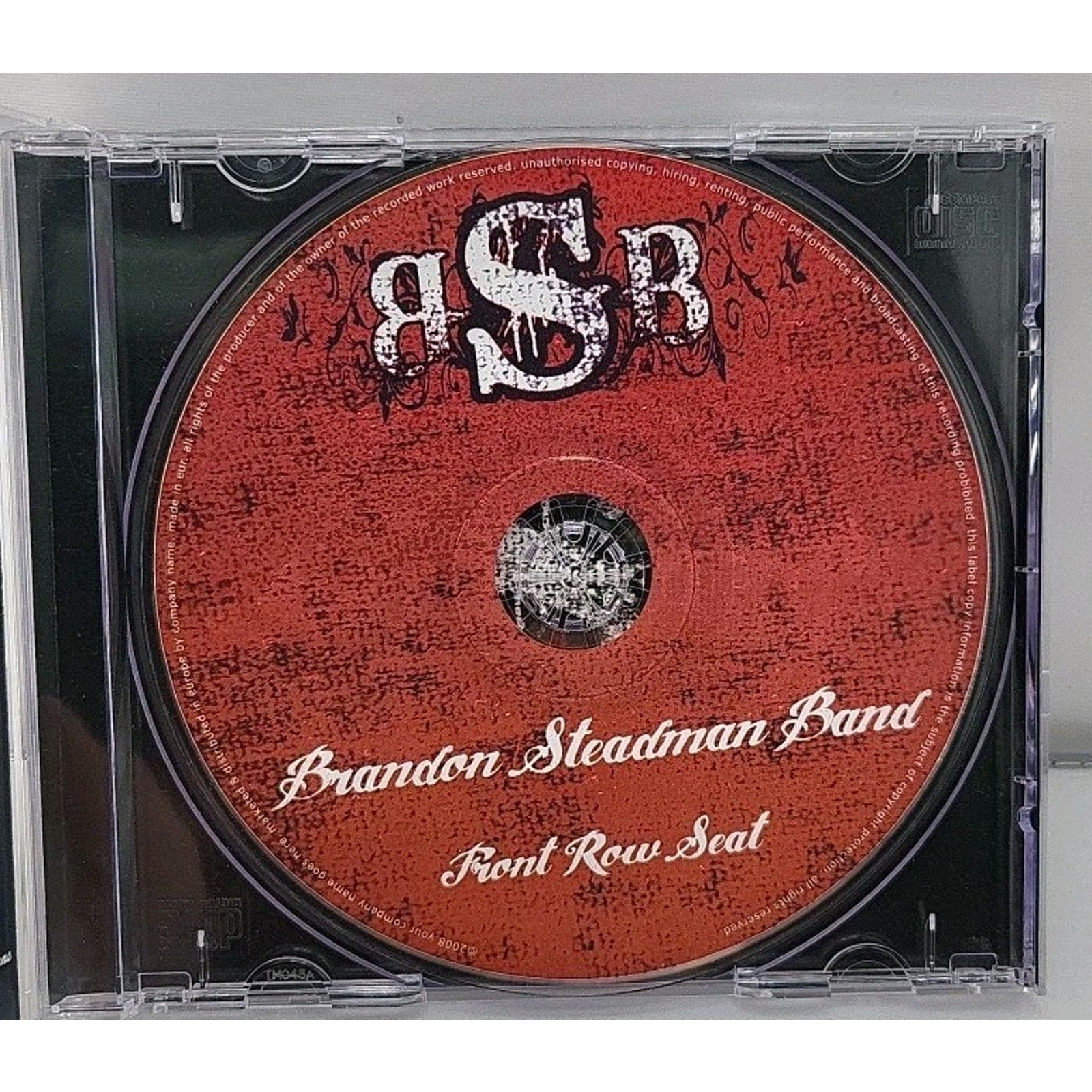 Brandon Steadman Band Front Row Seat CD