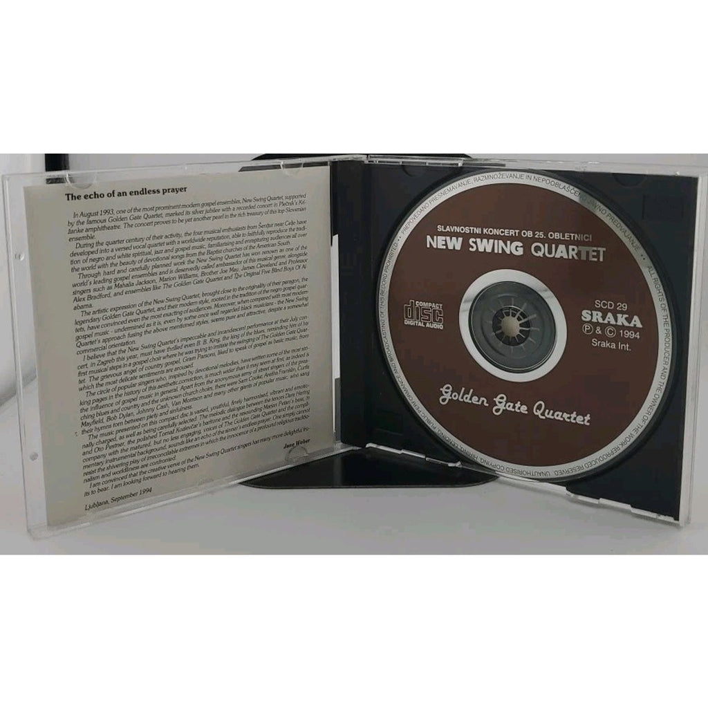 New Swing Quartet Slavnostni Koncert OB 25. Obletnici CD - Golden Gate Quartet