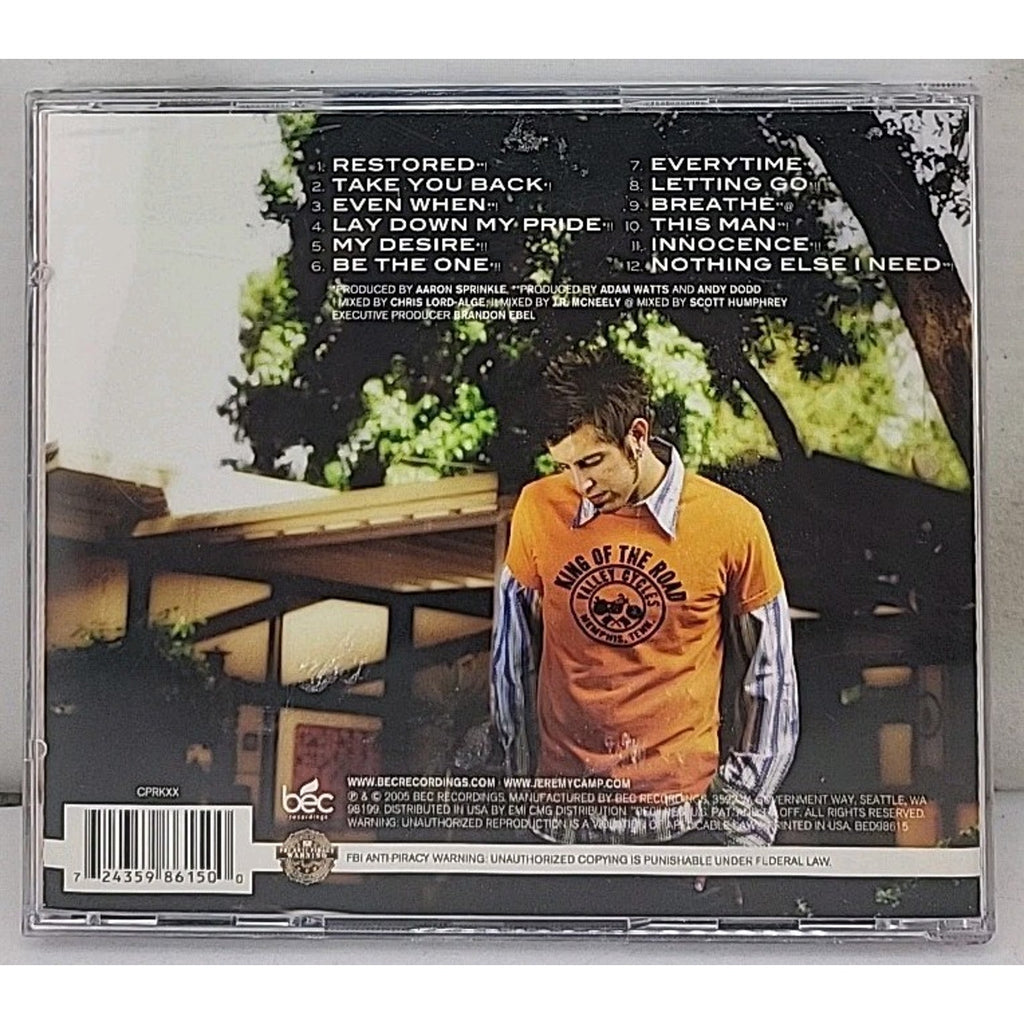 Restored by Jeremy Camp (CD, 2004)