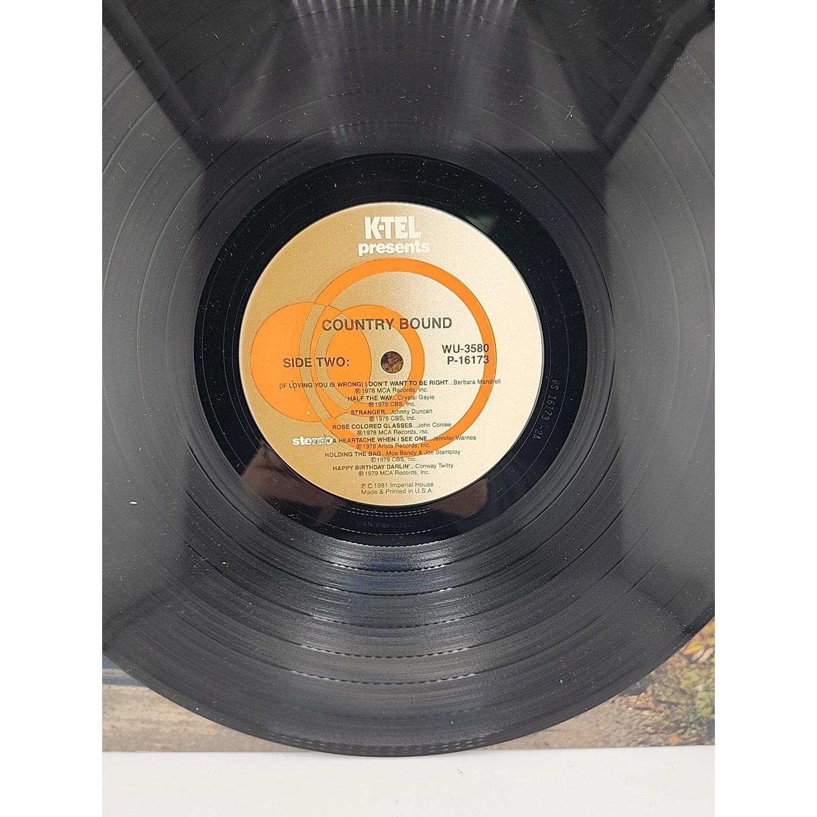 Country Bound Vinyl, LP, Compilation 1981 Imperial House – WU 3580