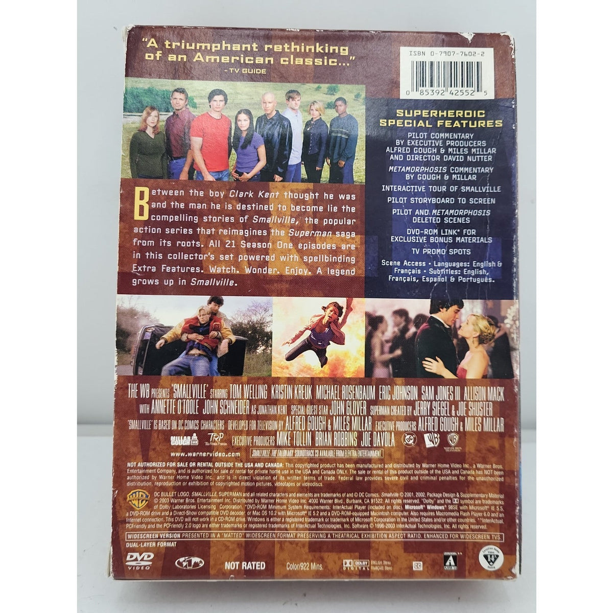 Smallville: the Complete First Season (DVD, 2001)