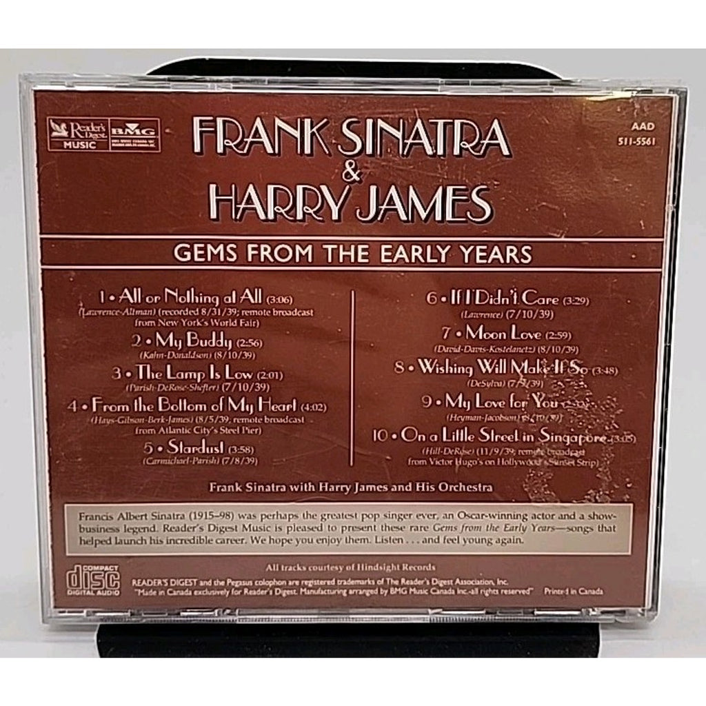 Frank Sinatra & Harry James Gems From the Early Years CD Reader’s Digest