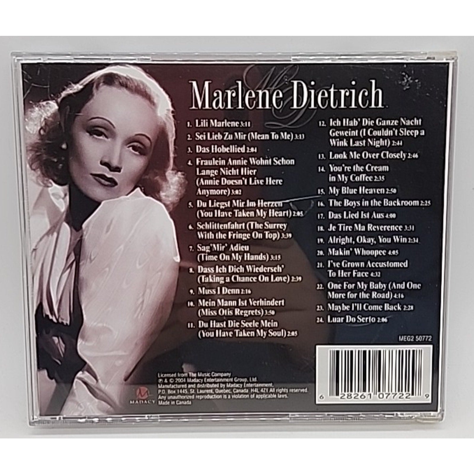 Days Gone by by Marlene Dietrich (CD, 2004)