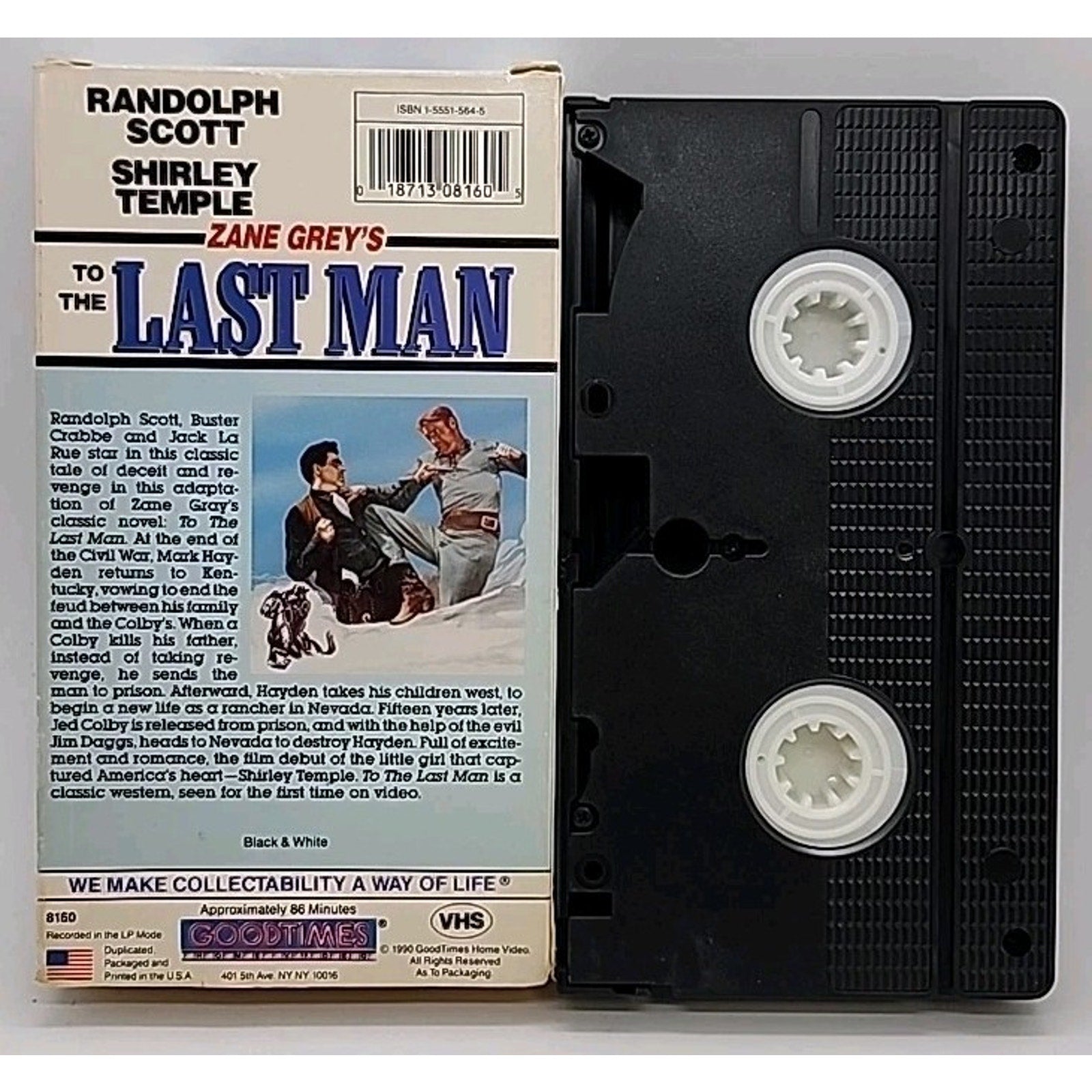 Zane Grey’s To The Last Man (VHS)