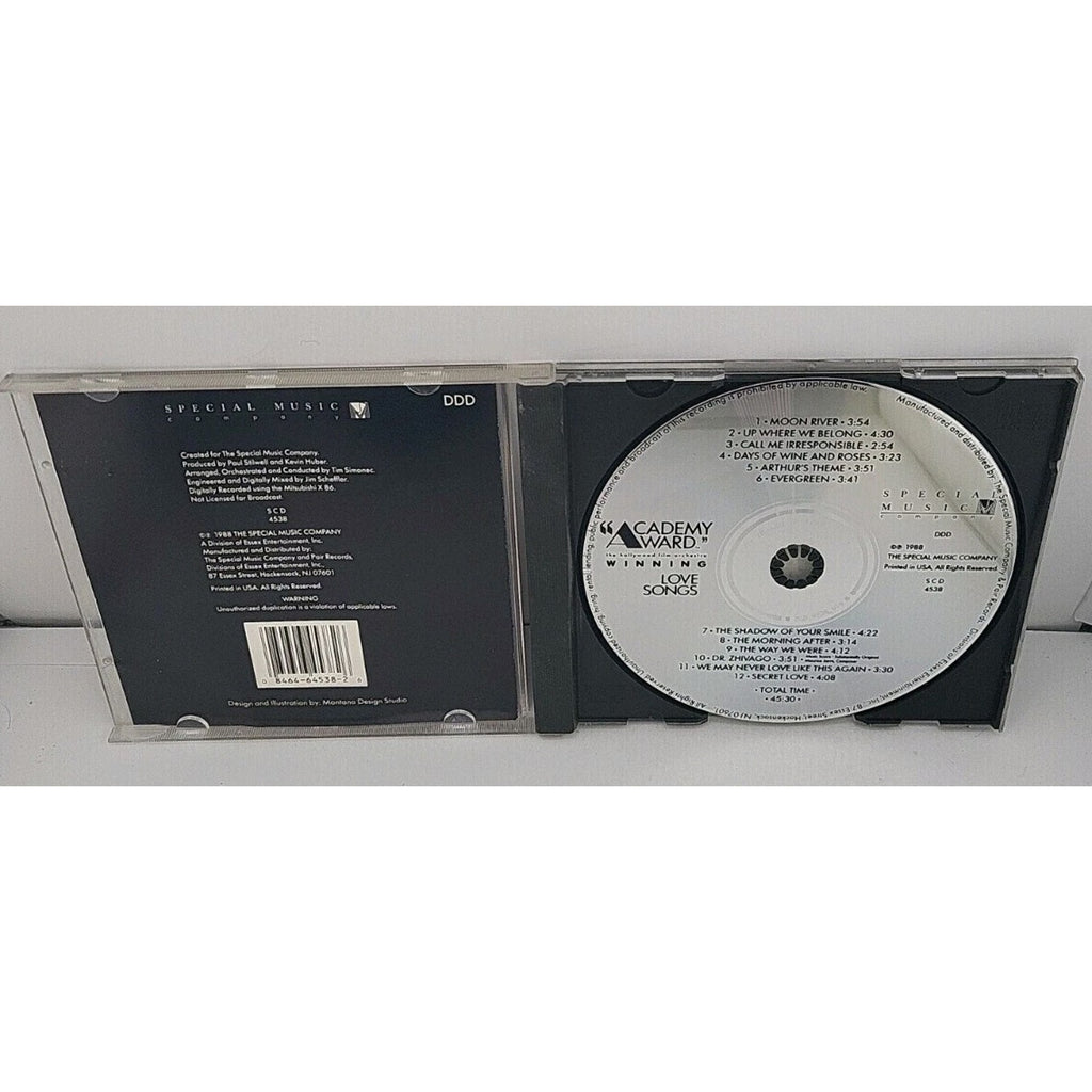 Academy Award Winning Love Songs by Hollywood Film Orchestra (CD, Special Music