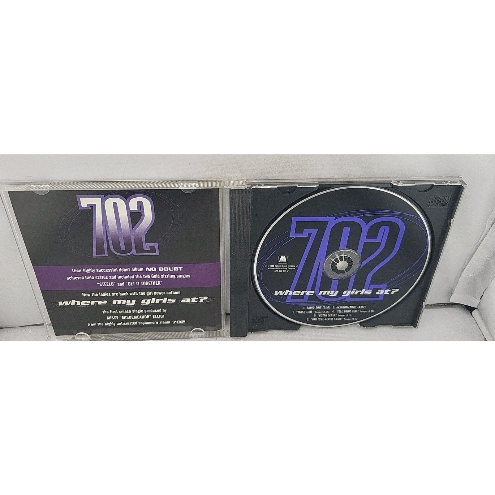 Where My Girls At? [Single] by 702 (CD, Apr-1999, Motown)