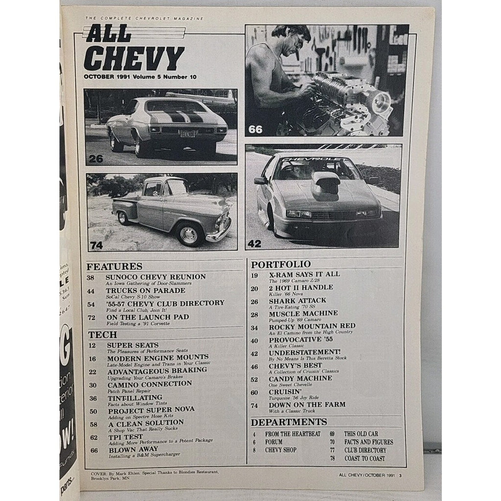 All Chevy Magazine - October 1991 - Volume 5 Number 10