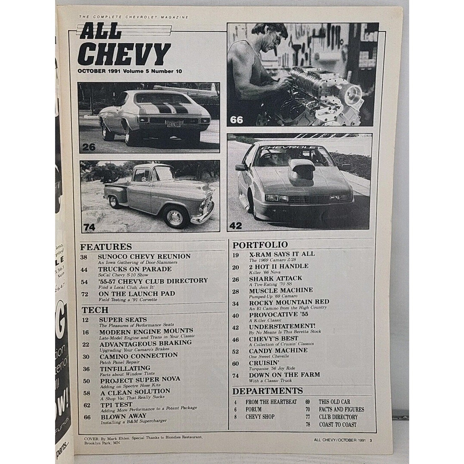 All Chevy Magazine - October 1991 - Volume 5 Number 10
