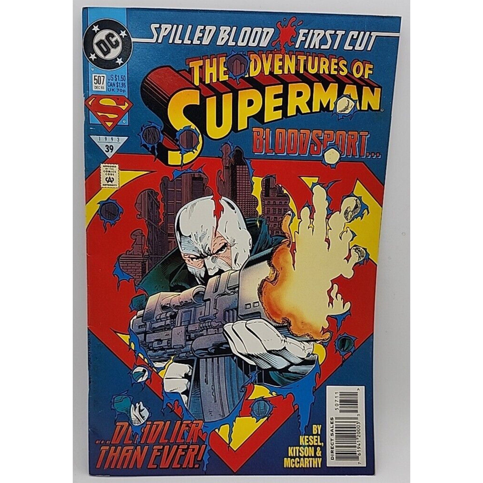 The Adventures of Superman #507 - December 1993 - DC Comics Key Issue
