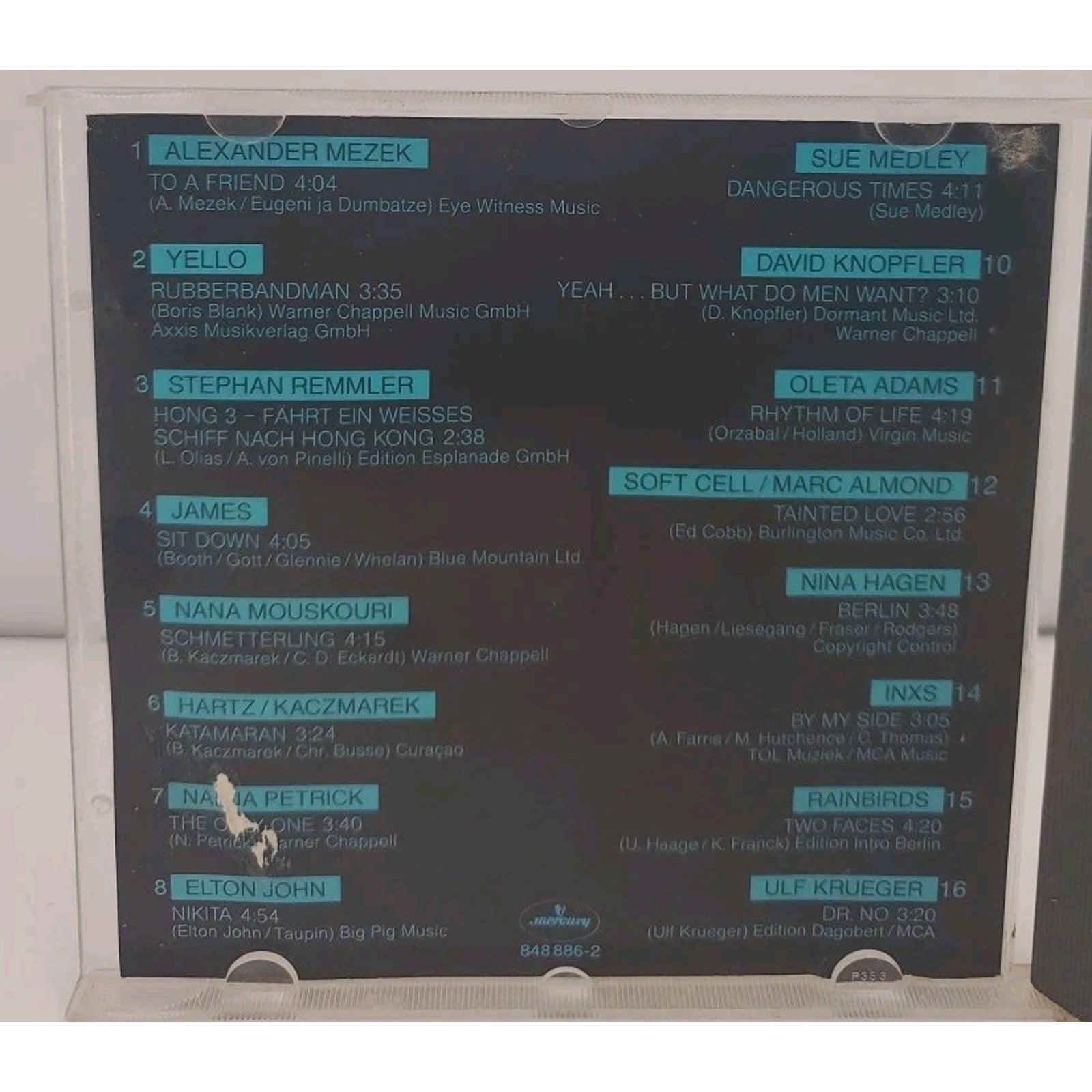 Various - Phonogram News 4/91 CD Promo Import Elton John Quartz Bon Jovi More