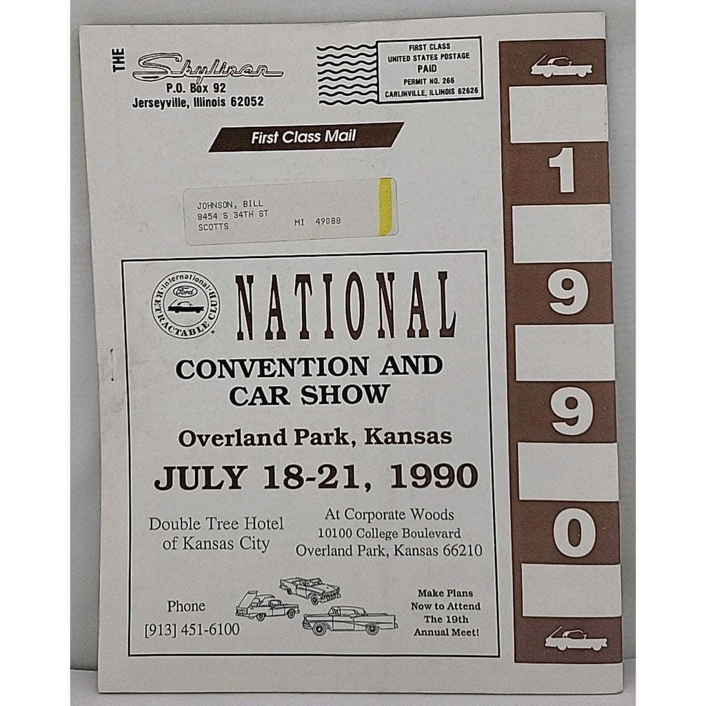 International Ford Retractable Club - 1990 Roster