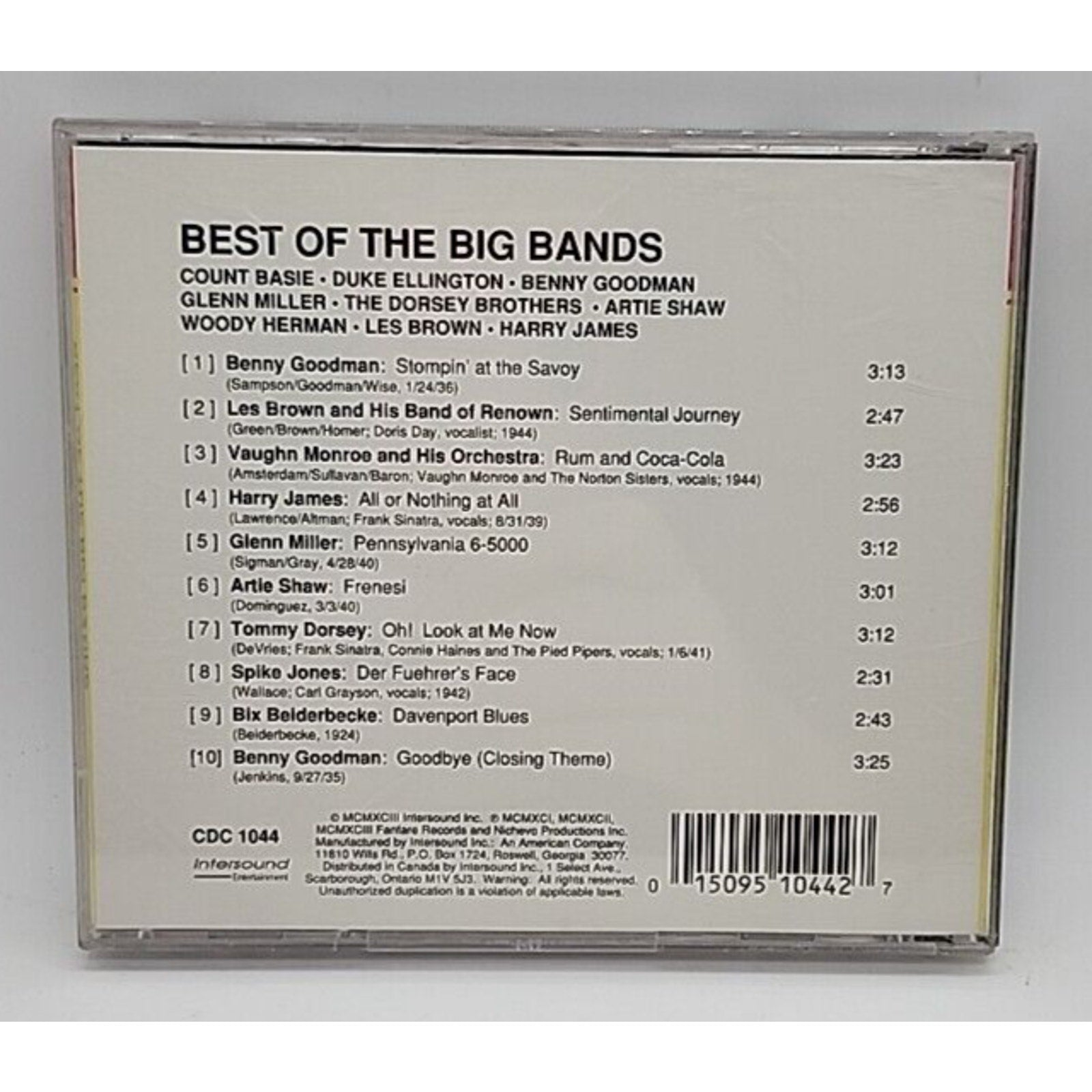 Best of the Big Bands, Vol. 4 by Various Artists (CD, Intersound)