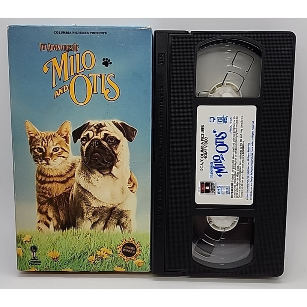 Adventures of Milo and Otis (VHS, 1990, Closed Captioned)