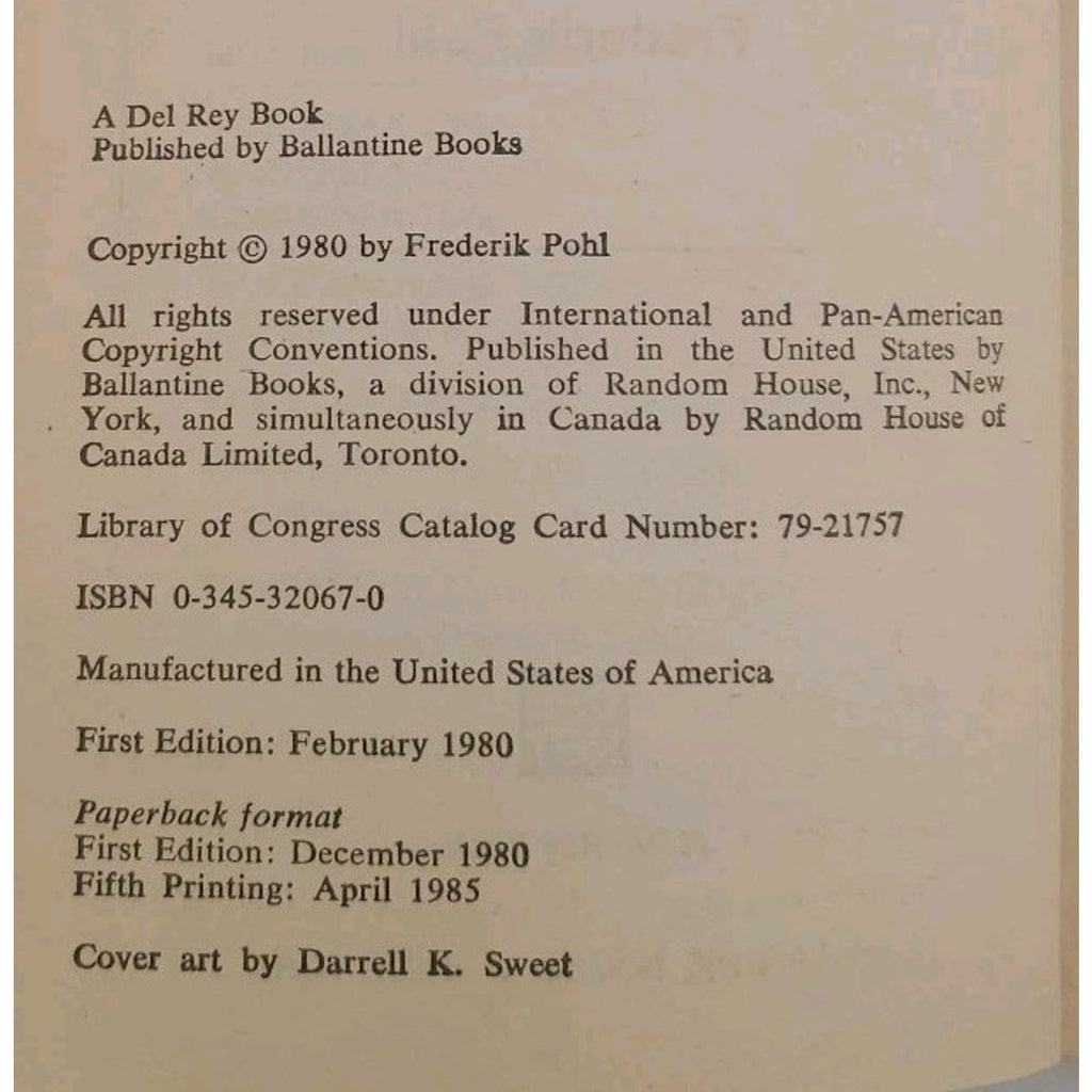 Beyond the Blue Event Horizon by Frederick Pohl (1980, Mass Market)