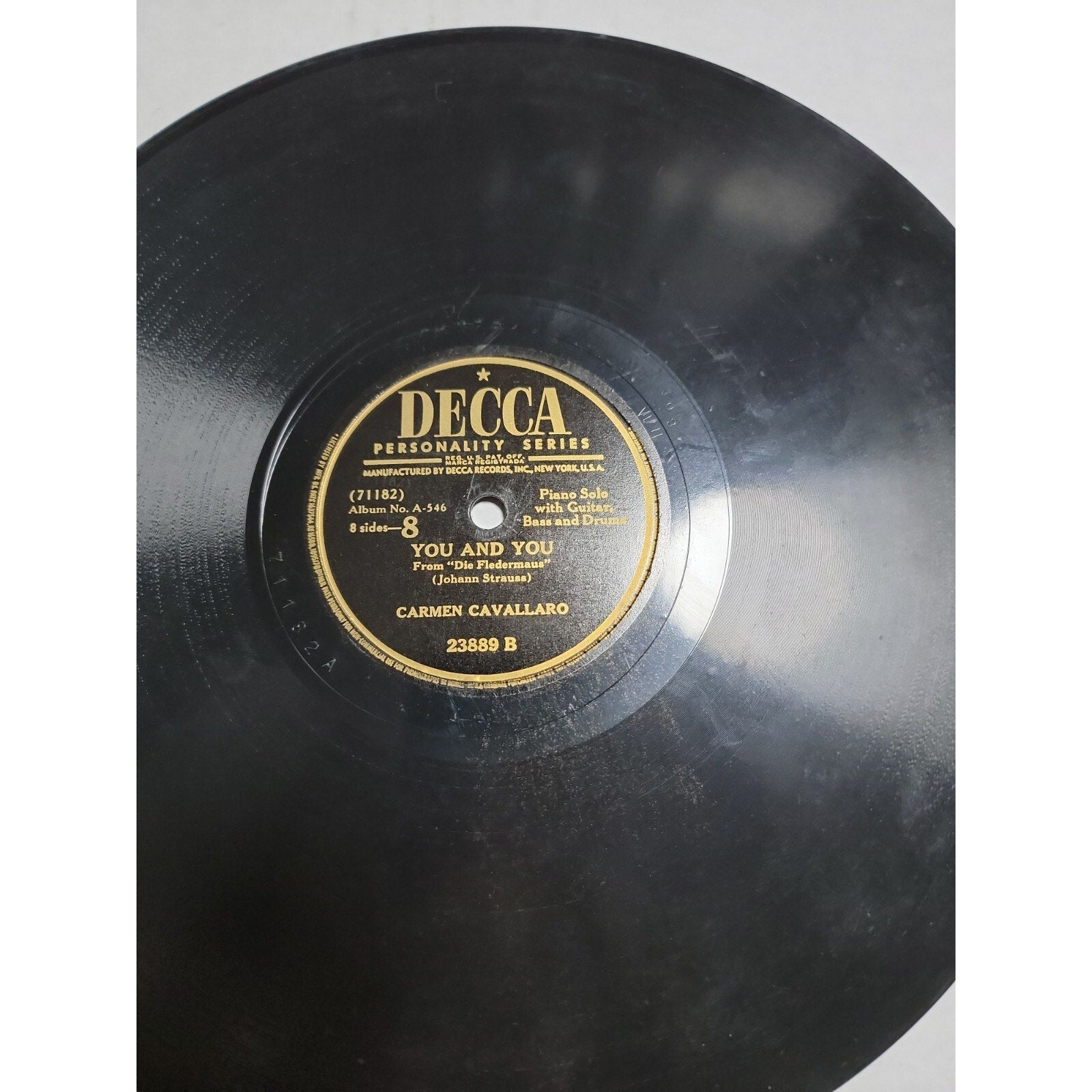 Voices Of Spring/You And You By Johann Strauss Record