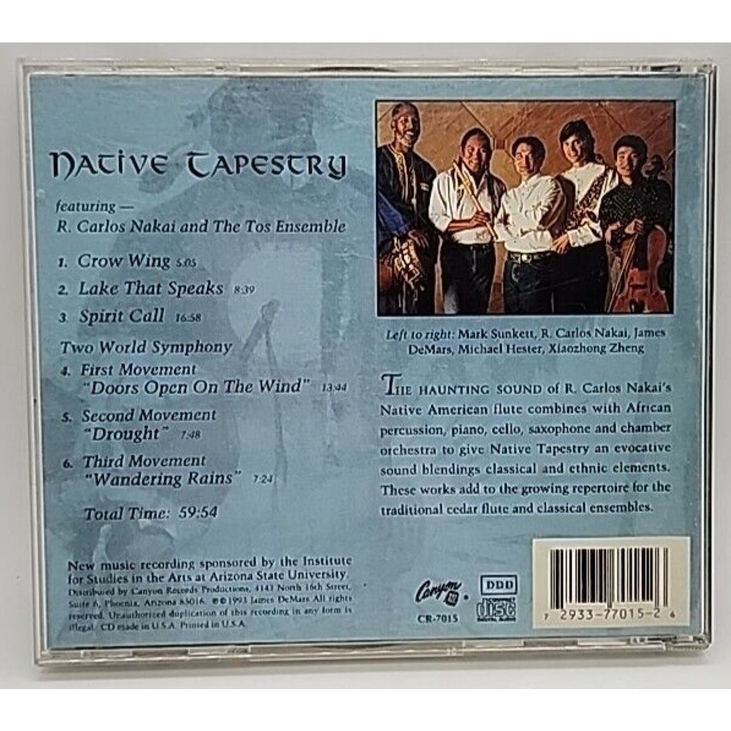 Native Tapestry by Nakai & DeMars (CD, Feb-1994, Canyon Records)