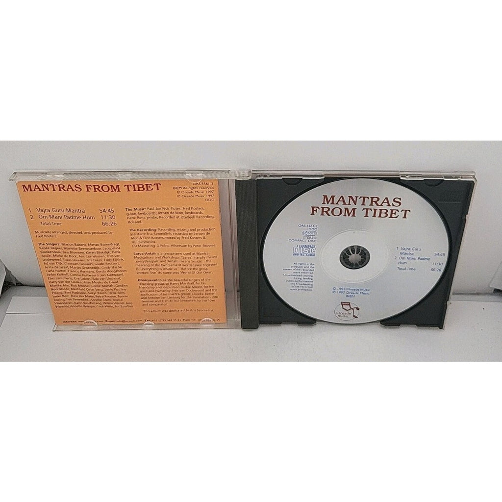 Mantras From Tibet By Sarva-antah CD