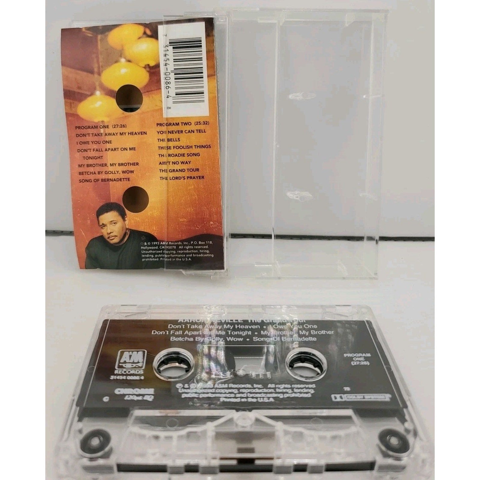 Grand Tour by Aaron Neville (Cassette, 1993)