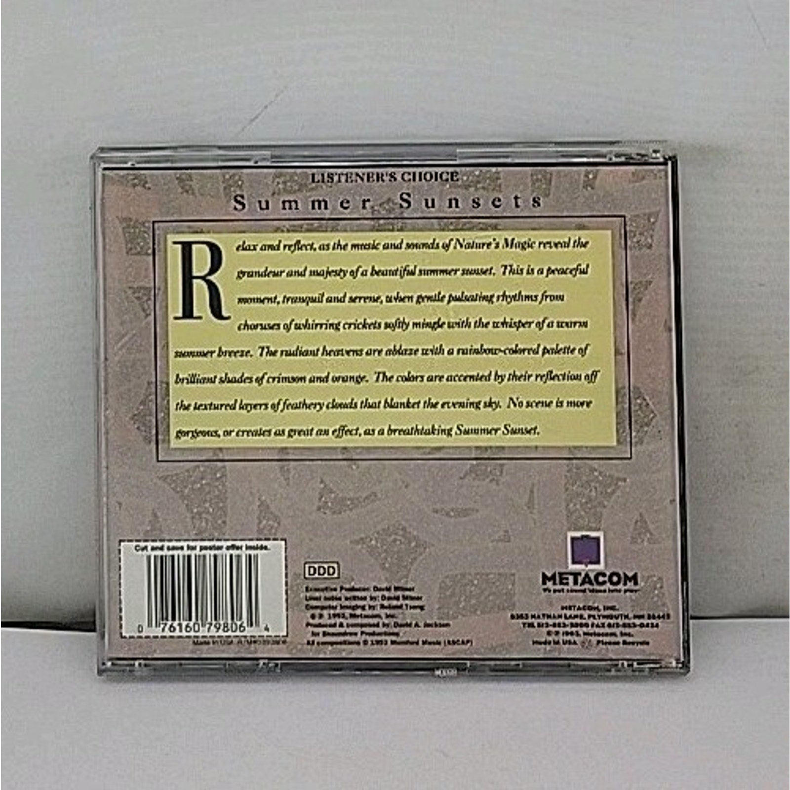 Summer Sunsets Audio CD