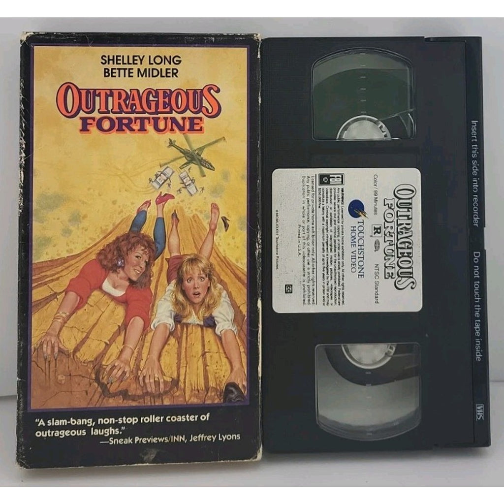 Outrageous Fortune (VHS, 1987)