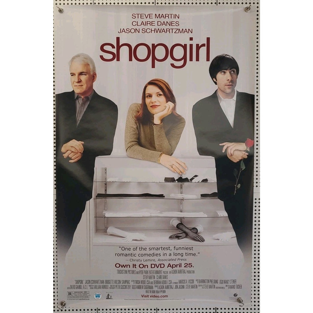 Shopgirl DS Rolled Original One Sheet Movie Poster Claire Danes (2005) 27x40