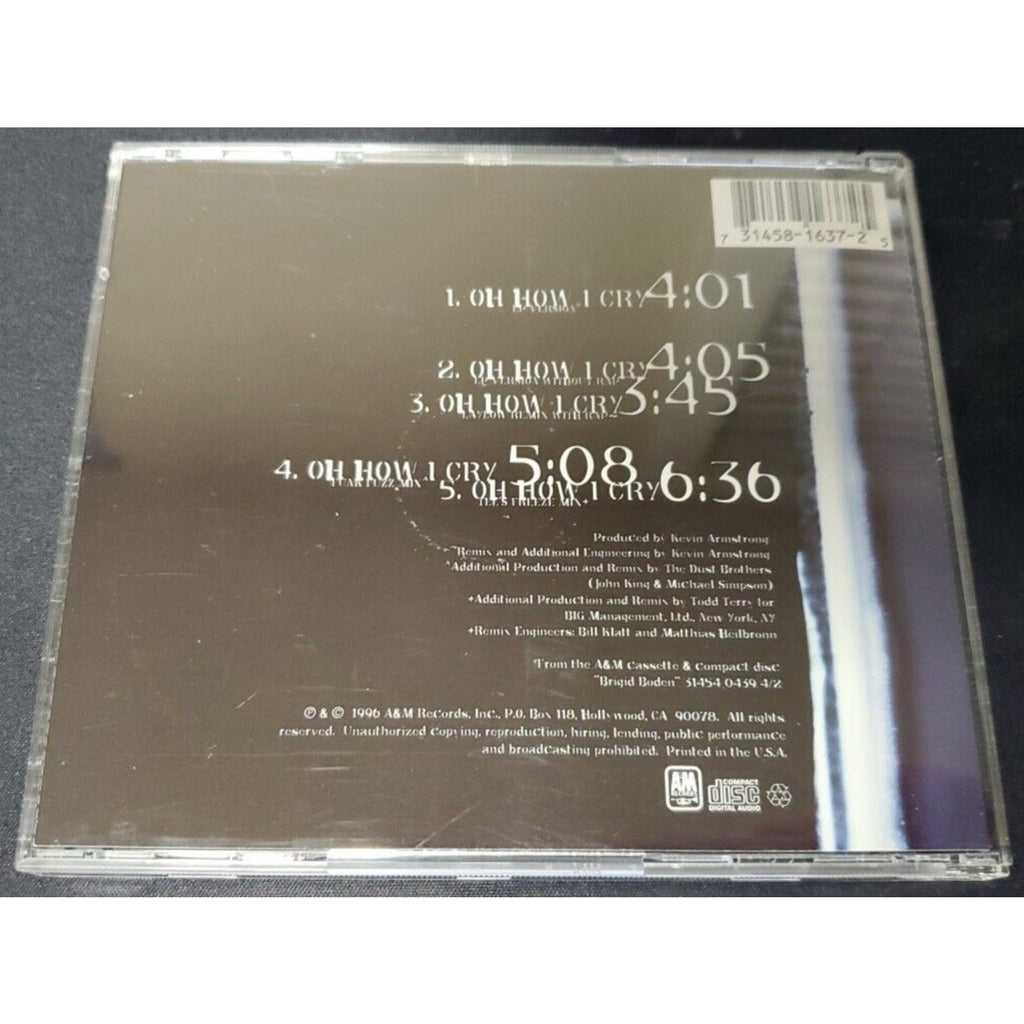Oh How I Cry [Maxi Single] by Brigid Boden (CD, Jun-1996, A&M (USA))
