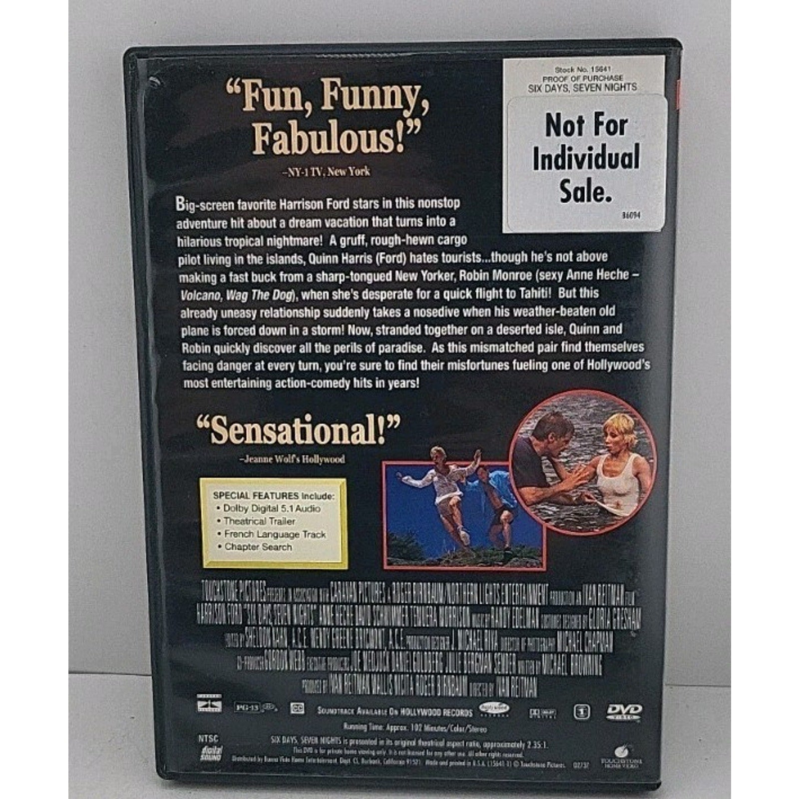 Six Days, Seven Nights (DVD, 1998)