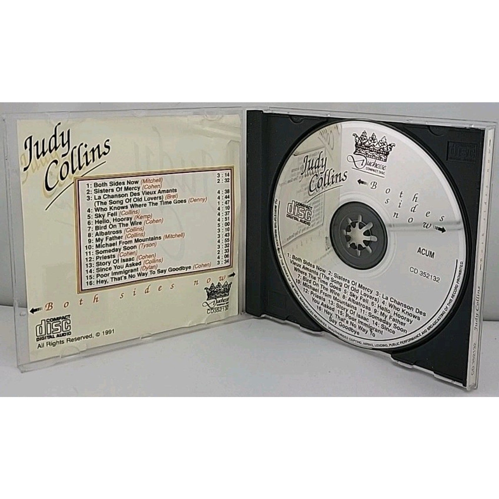 Judy Collins Both Sides Now CD