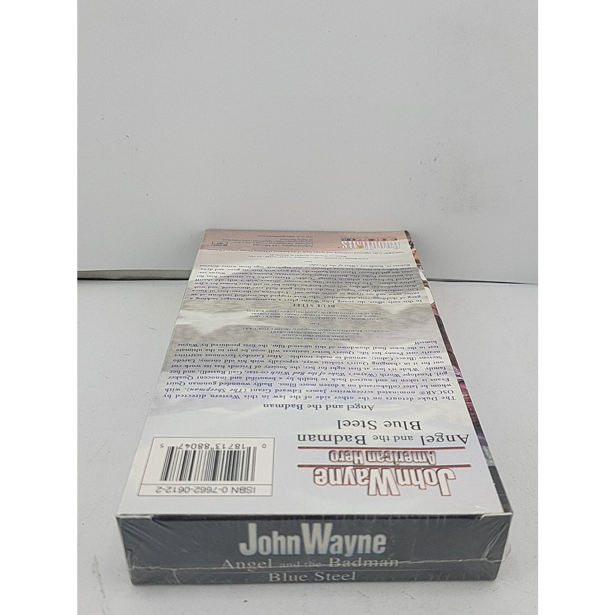 John Wayne Angel And The Badman and Blue Steel VHS Tape Movie *Brand New*