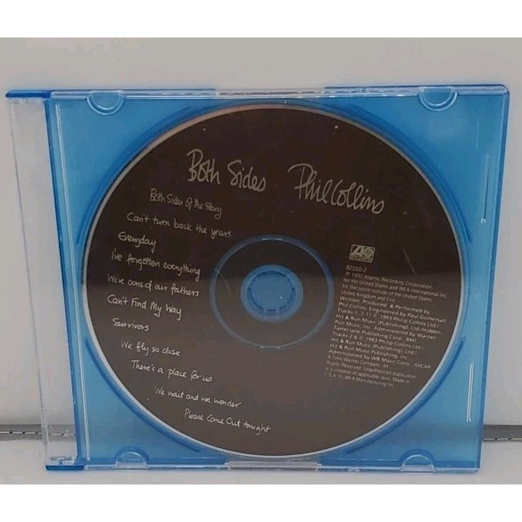 Both Sides by Phil Collins (CD, Nov-1993, Atlantic (Label))