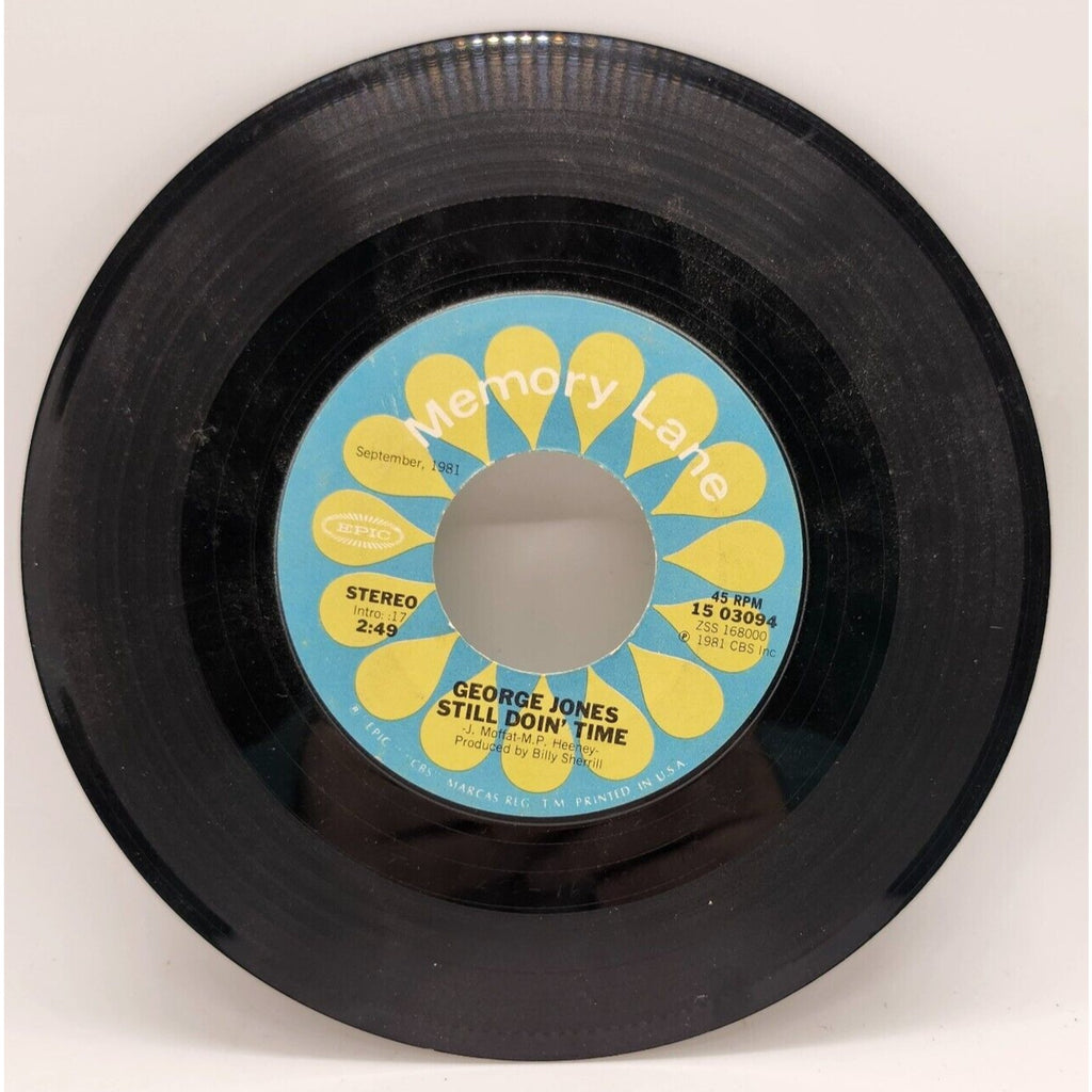 Still Doin' Time / If Drinkin' Don't Kill Me By George Jones (Record) - 15 03094