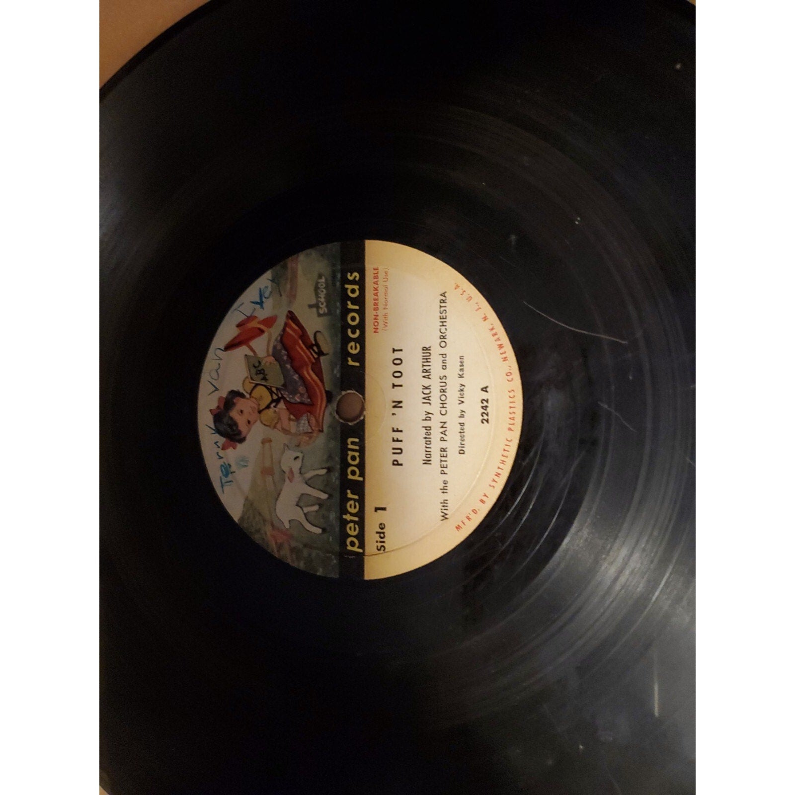 Peter Pan Records - Jack Arthur With Peter Pan Chorus – Puff 'N Toot (78RPM)