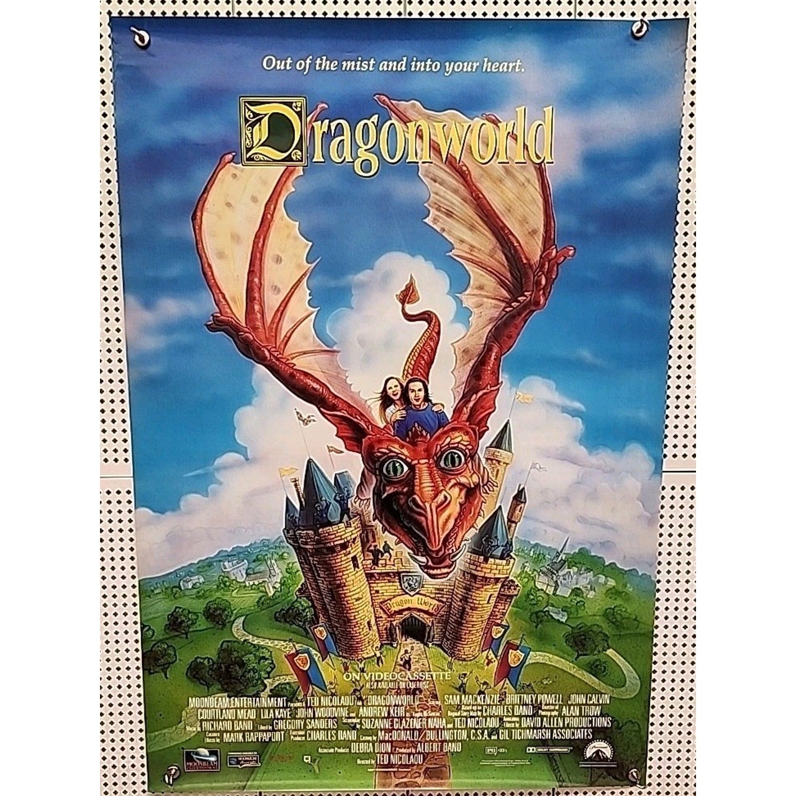 1994 Dragonworld Movie Poster 27x40