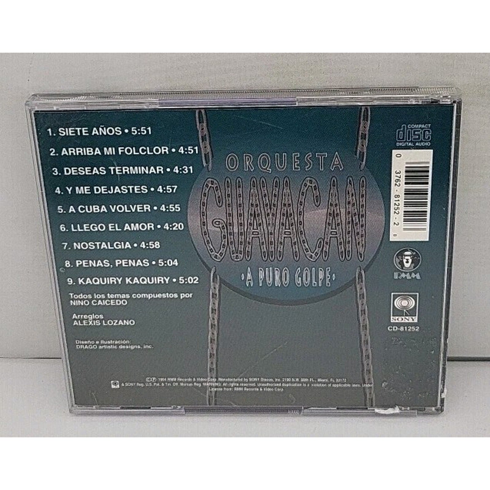 Orquesta Guayacan a Puro Golpe Latin Music CD Album