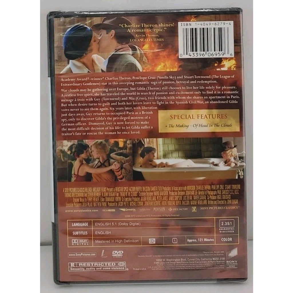 Head in the Clouds (DVD, 2004) *Brand New*