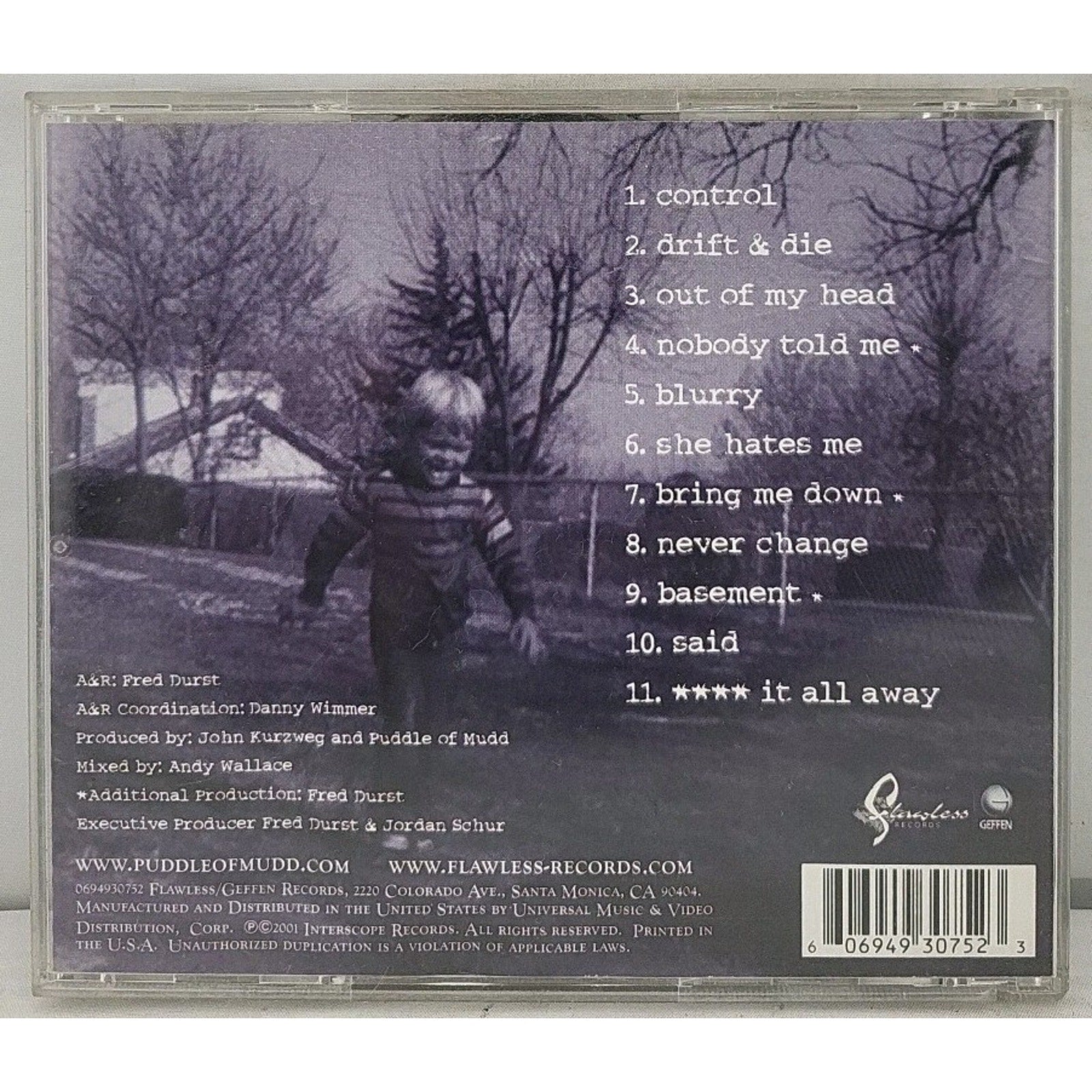 Come Clean by Puddle of Mudd (CD, 2001)