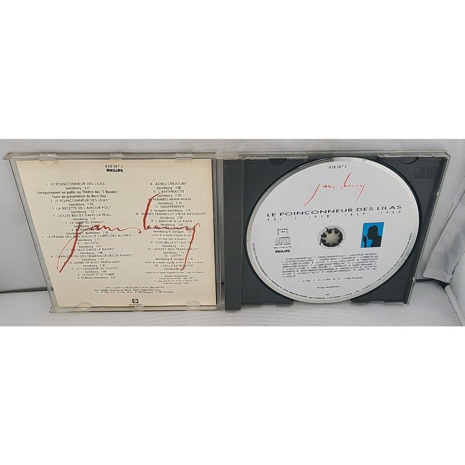 Le Poinconneur Des Lilas Vol. 1: 1958 - 1959 - 1960 CD