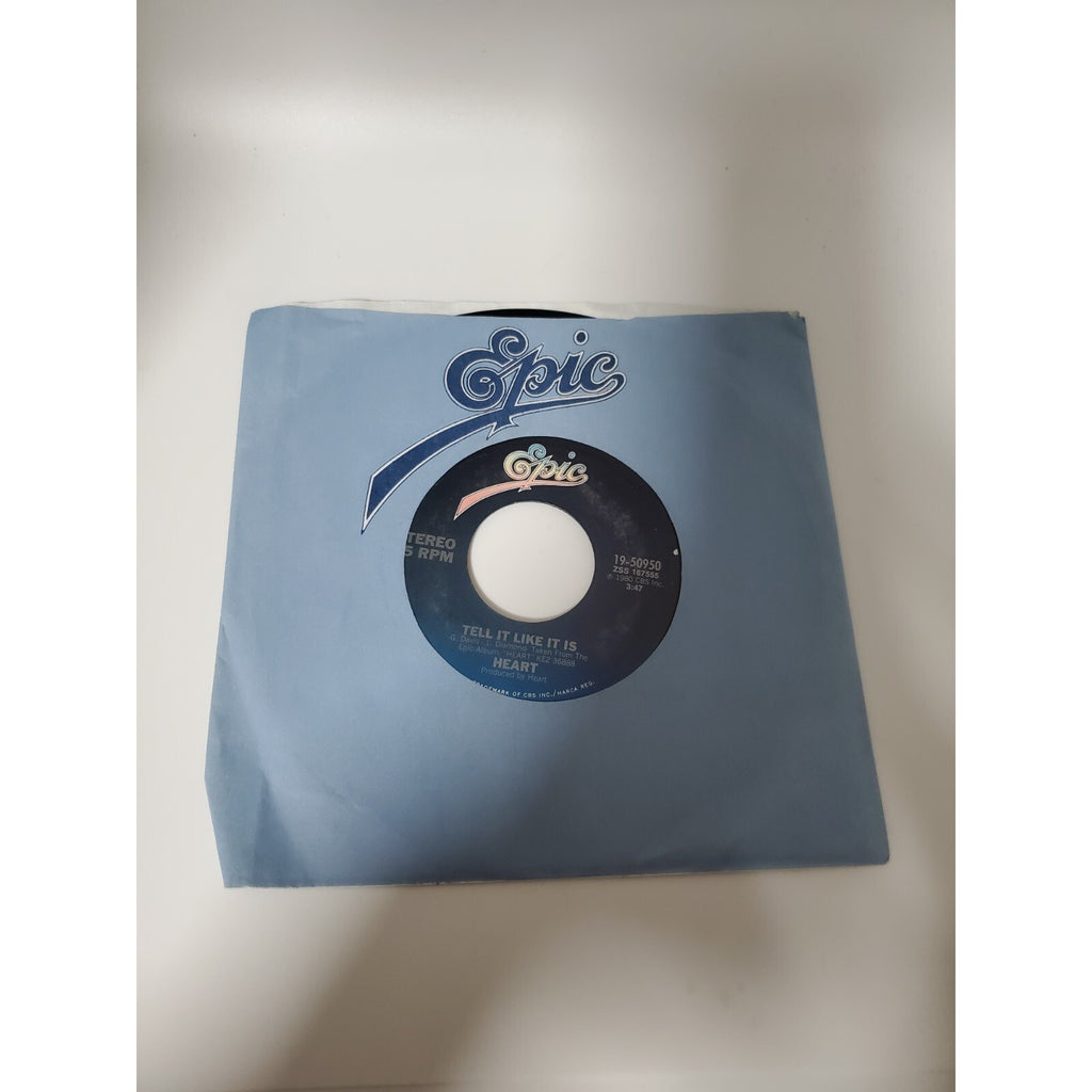 Heart - Tell It Like It Is - 45RPM Record - Singles