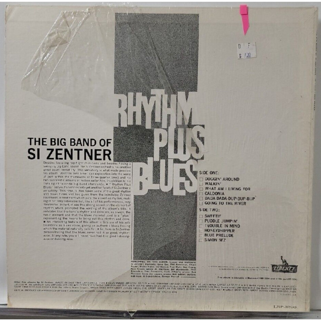 The Big Band of Si Zentner Rhythm Plus Blues LRP-3290 (Record)