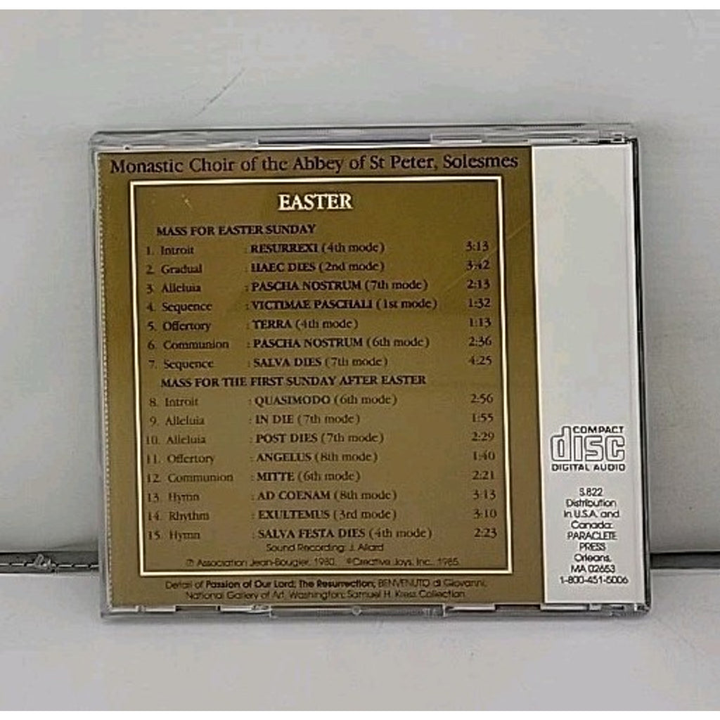 Easter: Gregorian Chant (CD, Mar-2005, Laserlight)
